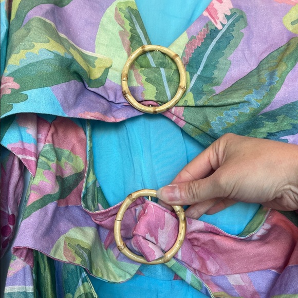 Farm Rio Beach Vibe Mini Dress M - Picture 7 of 9